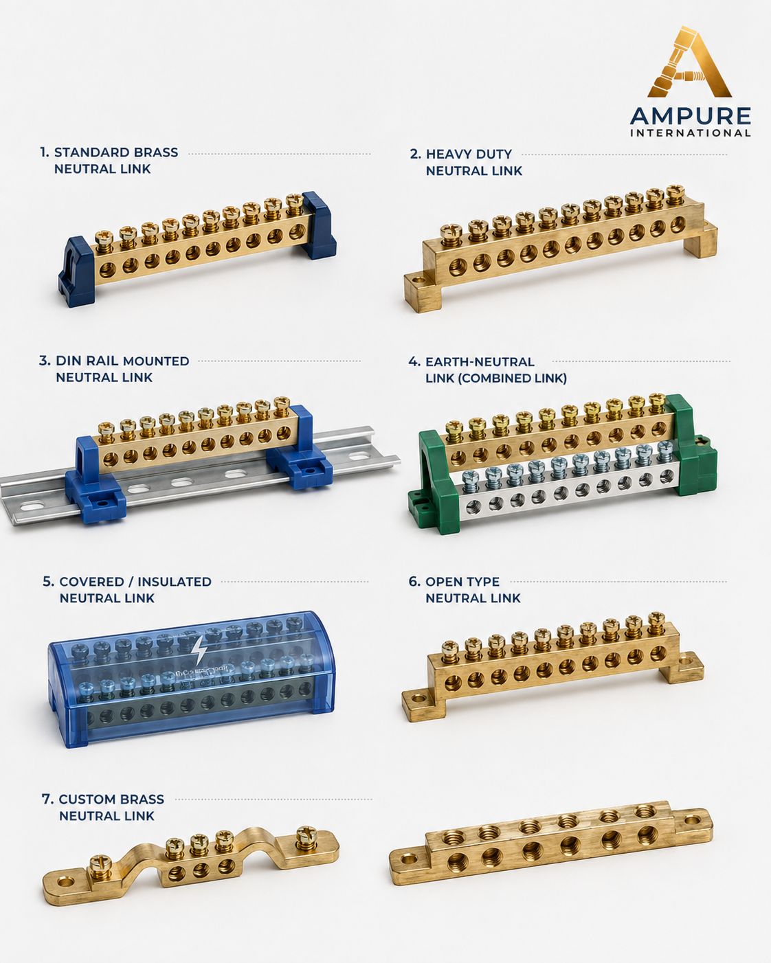 BRASS NEUTRAL LINKS